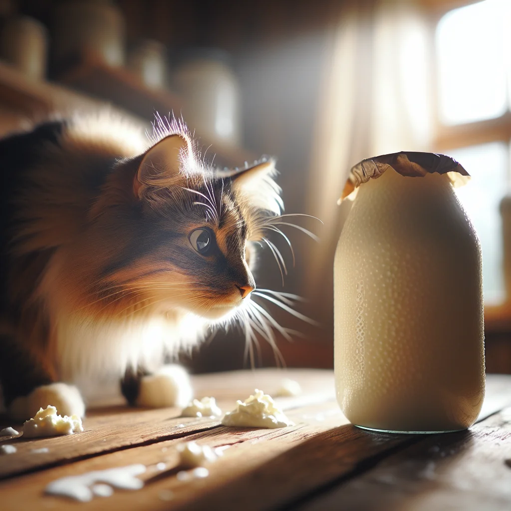 Коты и кефир: Можно ли кошкам пить кефир? (С осторожностью)