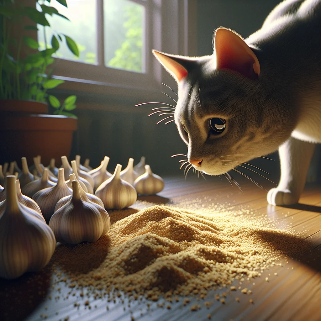 Могут ли кошки есть чесночный порошок? Токсично!